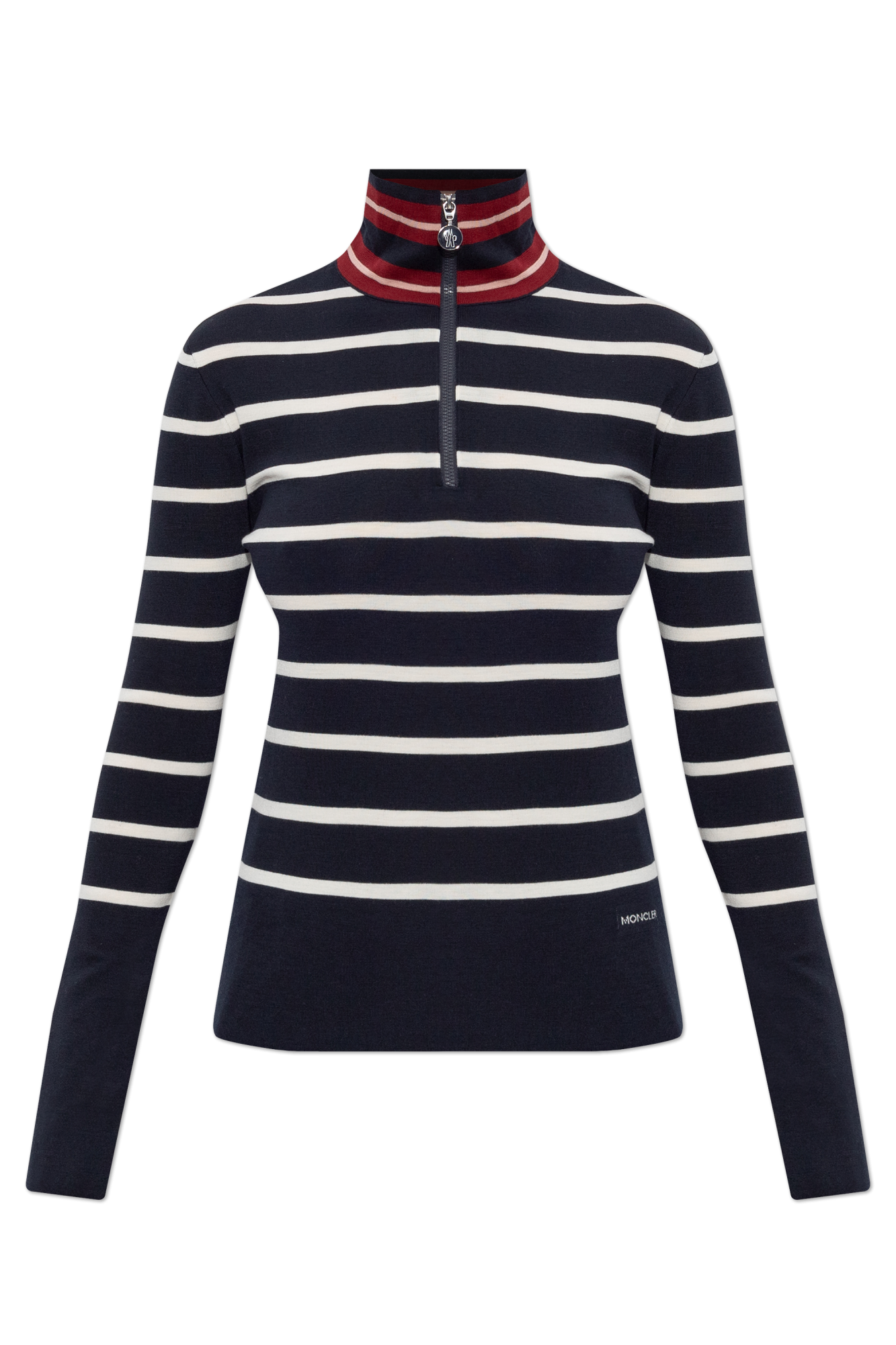 Navy blue Top with a striped pattern Moncler - Vitkac Canada